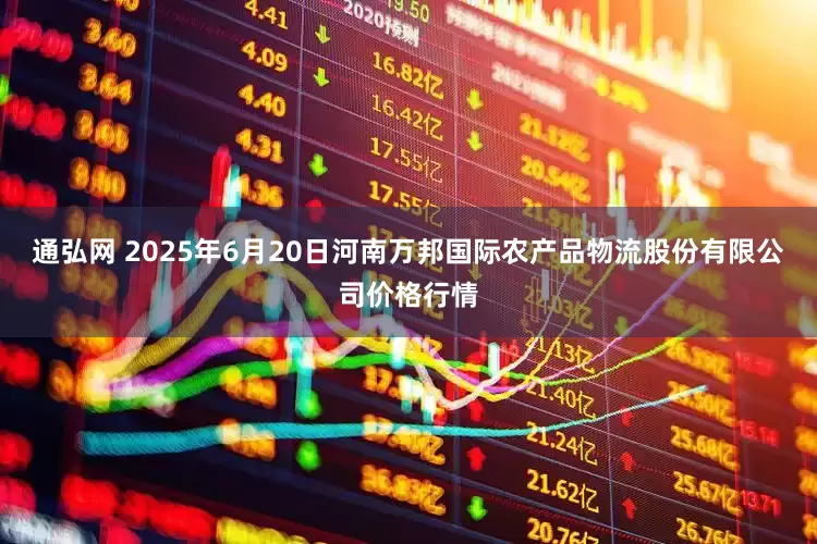 通弘网 2025年6月20日河南万邦国际农产品物流股份有限公司价格行情